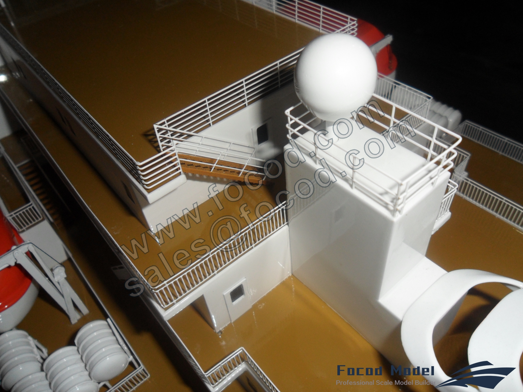 custom made model of 134m Ferry